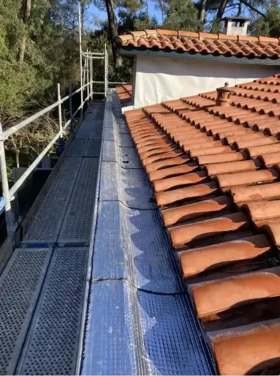 Réfection de chêneau sur une maison classée à Hossegor, Bayonne, GD Étanchéité