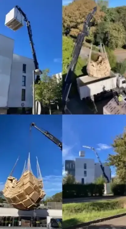 Levage et approvisionnement de chantier dans les Landes et le Pays Basque, Bayonne, GD Étanchéité