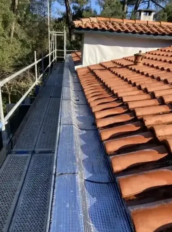 Réfection de chêneau sur une maison classée à Hossegor, Bayonne, GD Étanchéité