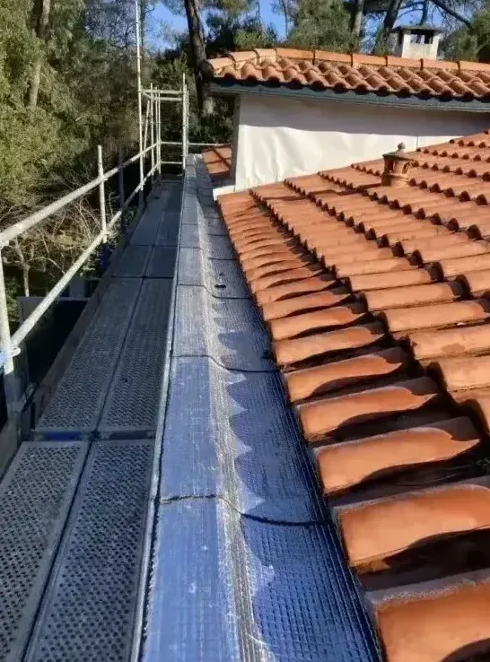 Réfection de chêneau sur une maison classée à Hossegor, Bayonne, GD Étanchéité