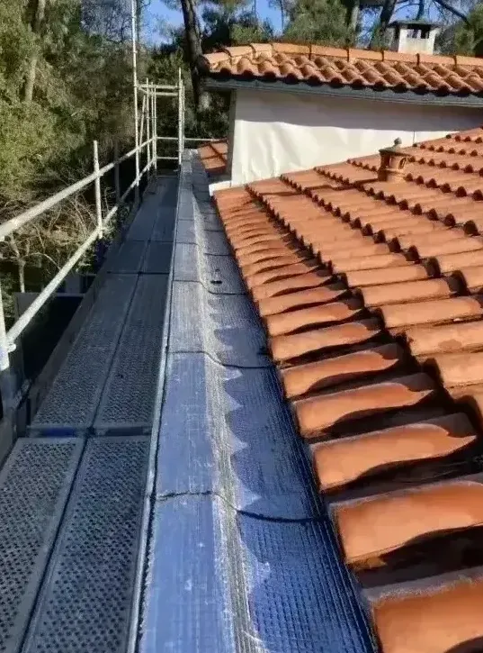 Réfection de chêneau sur une maison classée à Hossegor, Bayonne, GD Étanchéité